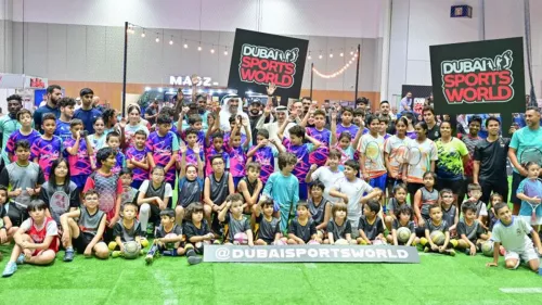 The largest indoor summer sporting venue has opened at Dubai's World Trade Centre