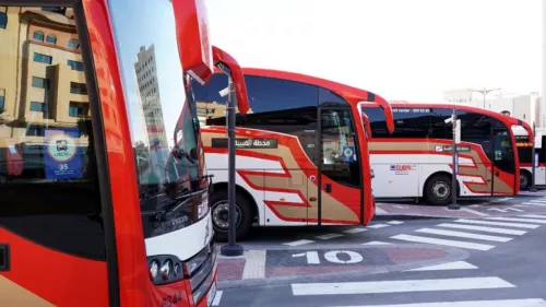 Commuters can travel between two largest emirates, Dubai and Abu Dhabi in UAE, by the E11 road