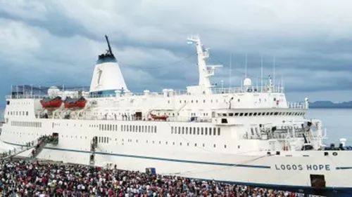 Logos Hope, the world’s largest floating book fair, was inaugurated at Mina Zayed Port