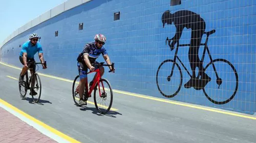 RTA in Dubai has opened a new 160m tunnel specifically designed for cyclists in the Meydan area