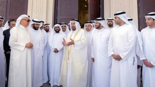 Ruler of Sharjah inaugurated the "First Rashidun Caliph" mosque in Al Khan of Sharjah