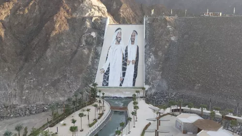 Enormous piece of stunning public art has been unveiled in Hatta ahead of UAE National Day festivities