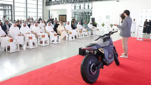 Sharjah Research, Technology, and Innovation Park has launched a cutting-edge electric motorcycle - the Sulmi EB-ONE