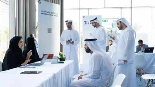 Second edition of the Industrialists Career Exhibition in Abu Dhabi; Hundreds of Emirati jobseekers are competing for more than 800 jobs