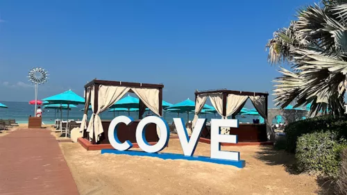 CoveBeach will remain open in its original location on Bluewaters Island and will be moving to JBR by the end of this year