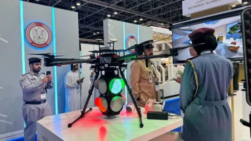 Smart traffic signal drone that will be able to fly to trouble spots across the country to be launched in the UAE