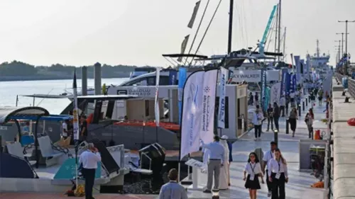 Fifth edition  of Abu Dhabi International Boat Show was hosted at the Abu Dhabi National Exhibition Centre Marina and Canal Hall